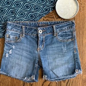 Low Rise Jean Shorts